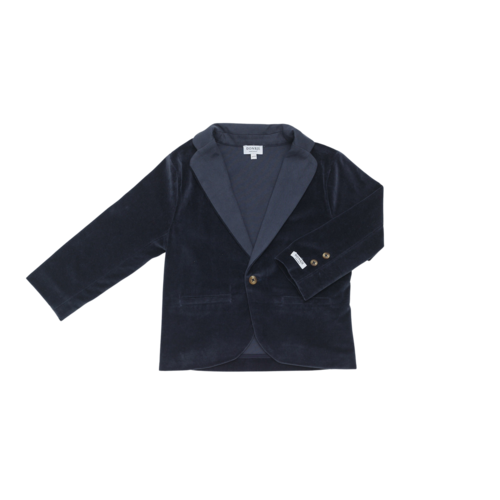 Donsje Tuxedo blazer in donker blauw