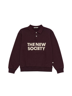 the new society Dario Polo Sweatshirt Fudge