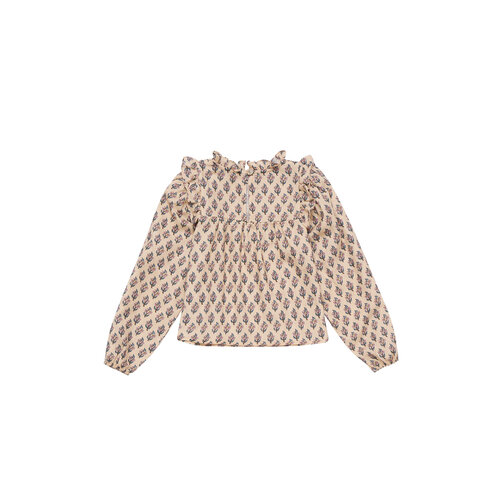 the new society Blouse in bloemenprint