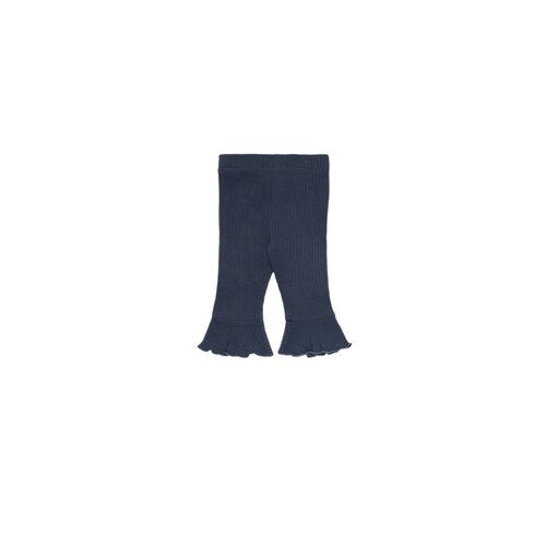 the new society Baby flared legging in donker blauw