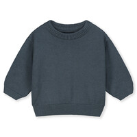 Baby Knitted Jumper Blue Grey