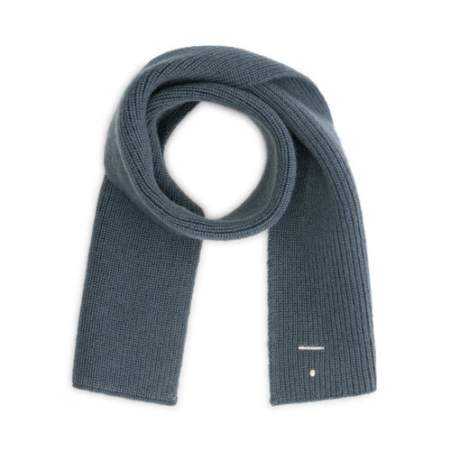 Gray label Baby Knitted Scarf Blue Grey