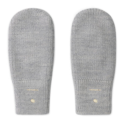 Gray label Knitted Mittens Grey Melange