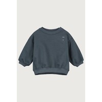 Baby Dropped Shoulder Sweater Blue Grey