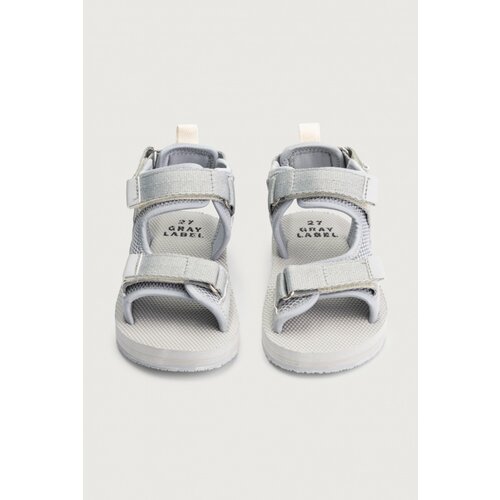 Gray label Sandalen met klittenband grijs