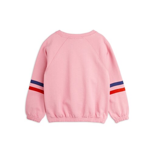 Mini Rodini Roze trui met super sporty opdruk