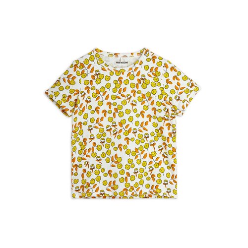 Mini Rodini Mini Rodini Flowers ss Tee