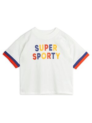 Mini Rodini Mini Rodini Super Sporty ss Tee White