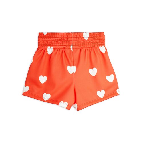 Mini Rodini Glimmende short met hartjes print