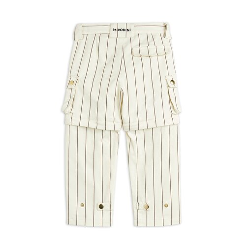 Mini Rodini Gestreepte cargo broek