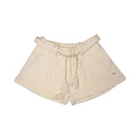 Yula Woven Short crème