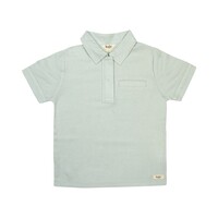 Lion Linen Short Sleeve Baby Blue