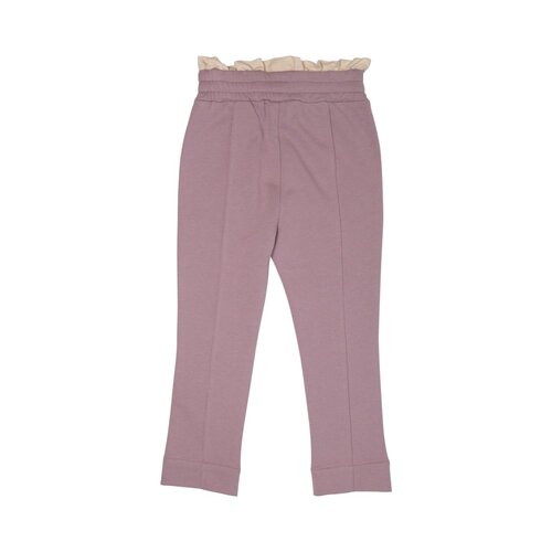 Baje studio Wolvi Sweatpants with Linen Ruffle Lilac