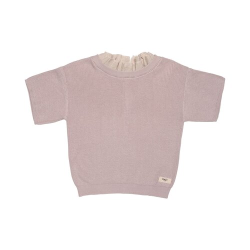 Baje studio Gini Shortsleeve Knit Top Lilac