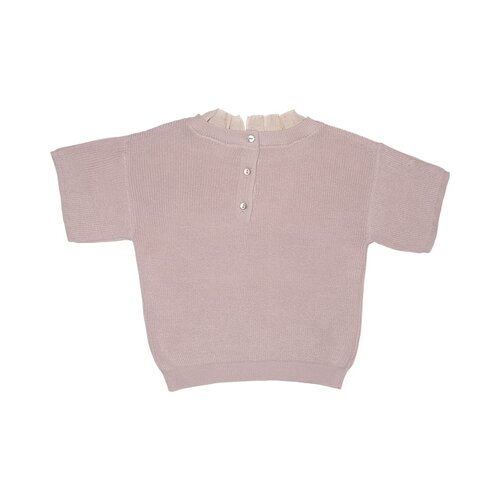 Baje studio Gini Shortsleeve Knit Top Lilac