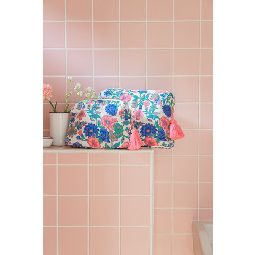 Louise Misha Toilettas met bloemen print