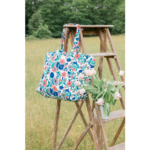 Louise Misha Tote bag met prachtige kleurrijke bloemenprint