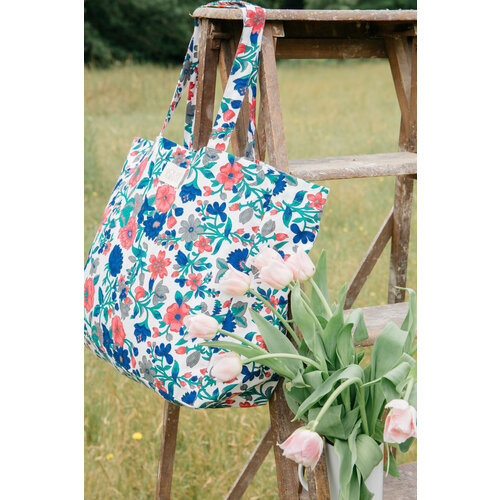 Louise Misha Tote bag met prachtige kleurrijke bloemenprint