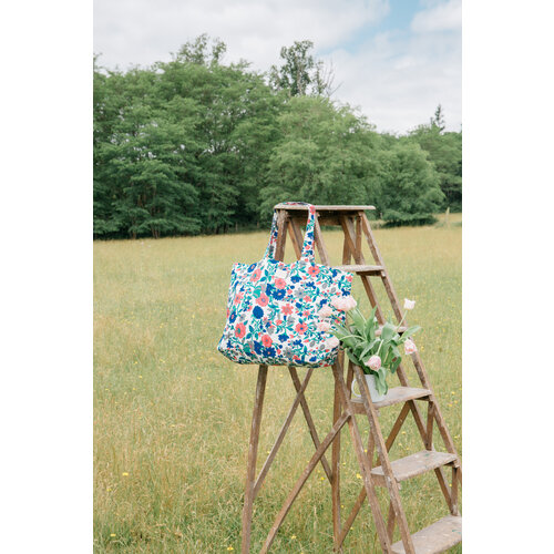 Louise Misha Tote bag met prachtige kleurrijke bloemenprint