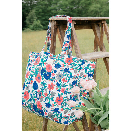 Louise Misha Tote bag met prachtige kleurrijke bloemenprint