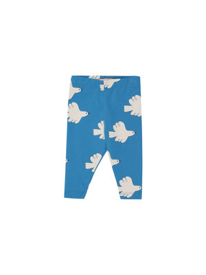 Tinycottons Tiny Doves Baby Leggings Blue