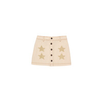 Stars Skirt Light Cream
