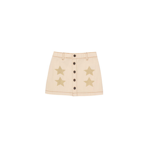 Tinycottons Stars Skirt Light Cream