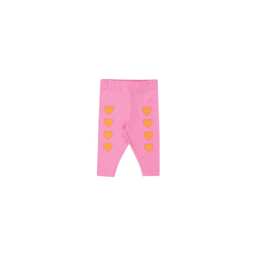 Tinycottons Roze baby legging met hartjes