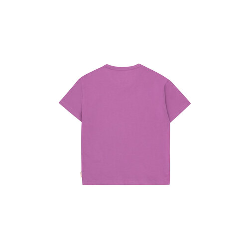 Tinycottons Paars t-shirt met flamingo opdruk
