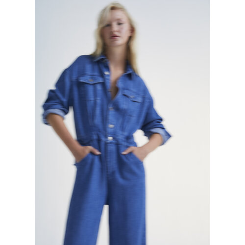 the new society Denim dames jumpsuit met knopen