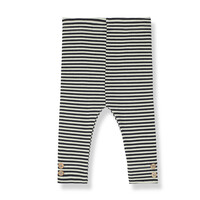 Cora Striped Leggings Anthracite