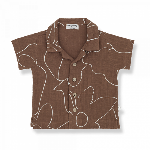 1 + in the family Fiorenzo Short Sleeve Blouse Sienna