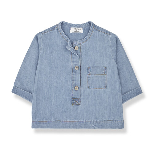 1 + in the family Carlo Long Sleeve Shirt Denim