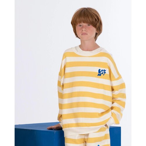 Bonmot Organic Bonmot Sweatshirt Wide Stripes Ivory