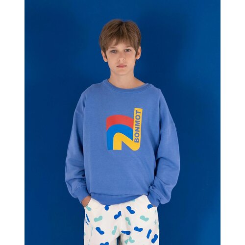 Bonmot Organic Bonmot Sweatshirt Good Feeling BM Mid Blue