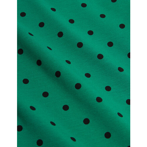 Mini Rodini Groene polka dot legging