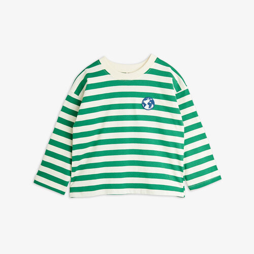 Mini Rodini Groen gestreepte longsleeve