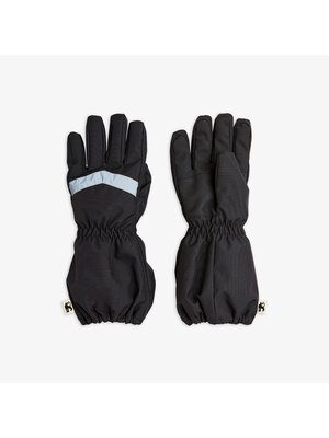Mini Rodini Alaska Stripe Gloves Black