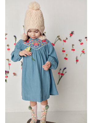 Louise Misha Dress Larita Stone Blue