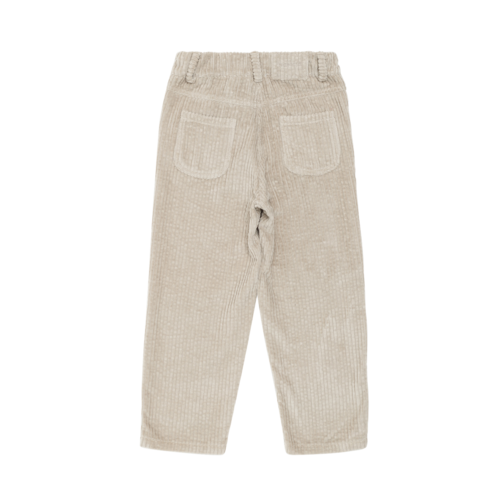 Donsje Taupe kleurige corduroy broek