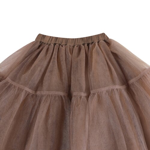 Donsje Rok tutu in bruin metallic