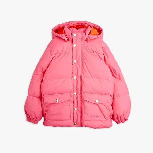 Mini Rodini Roze puffer jas met zakken