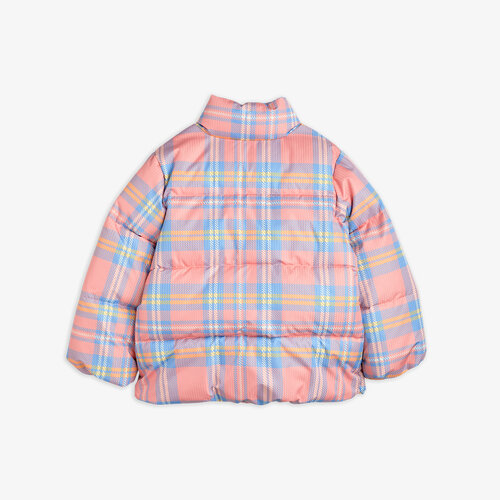 Mini Rodini Roze puffer jas met ruit