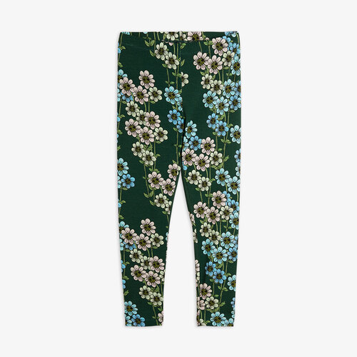 Mini Rodini Groene bloemen legging