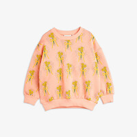 Winter Flowers Sweatshirt Pink