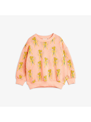 Mini Rodini Winter Flowers Sweatshirt Pink