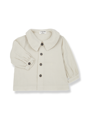 1 + in the family Gina Collar Blouse Oatmeal