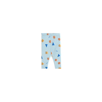 Tiny Geometric Baby Pant Warm Blue