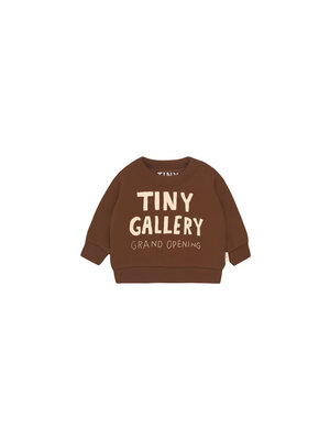 Tinycottons Tiny Gallery Baby Sweatshirt Chocolate