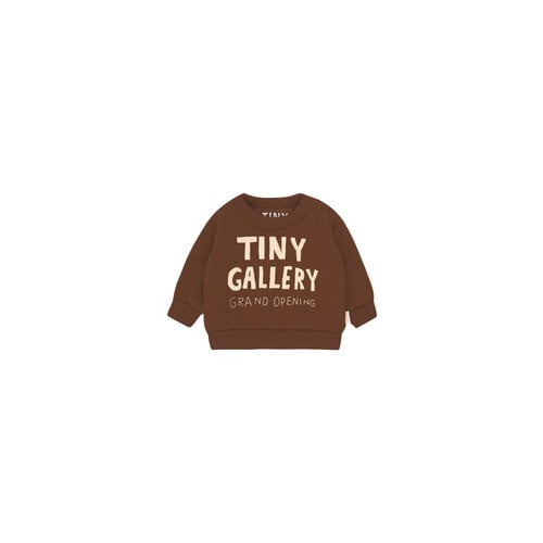 Tinycottons Tiny Gallery Baby Sweatshirt Chocolate